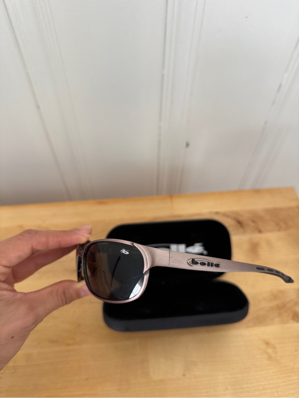 Vintage 90’s Bolle Brown Oval Sunglasses - Picture 2 of 5